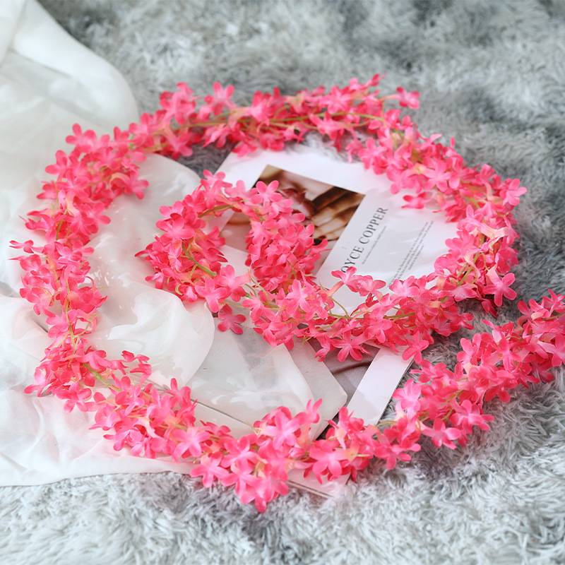 Dark pink diced fragrant strip