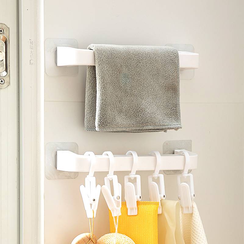 Kitchen steel silk ball -raw wall hanging shelf, dishwashing pool clean gloves, bowls, cannibal clothing racks linked