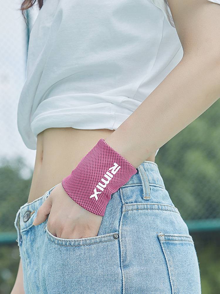 Sports wrist career Male running campaign wrist towel basketball cover wipe sweat -absorbing sweat -absorbing towel yoga ice silk