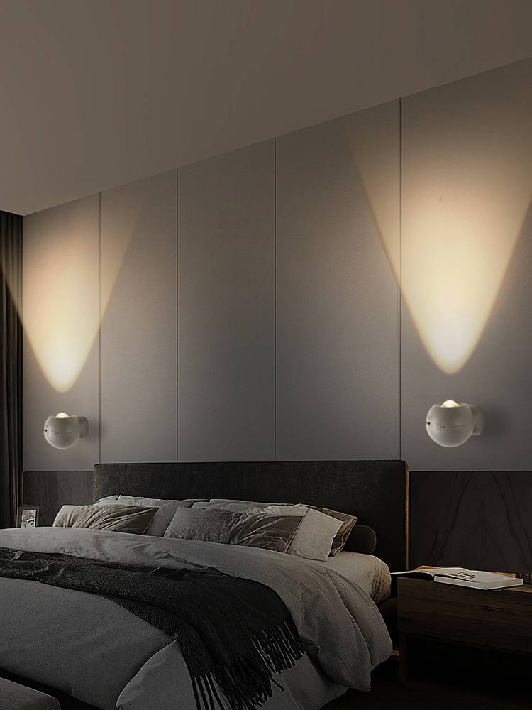 Ball Ball Wall Lantern Modern New Creative Decoration Style Light Art Net Red Simple Wiring Wrapped bedroom bedside lamp