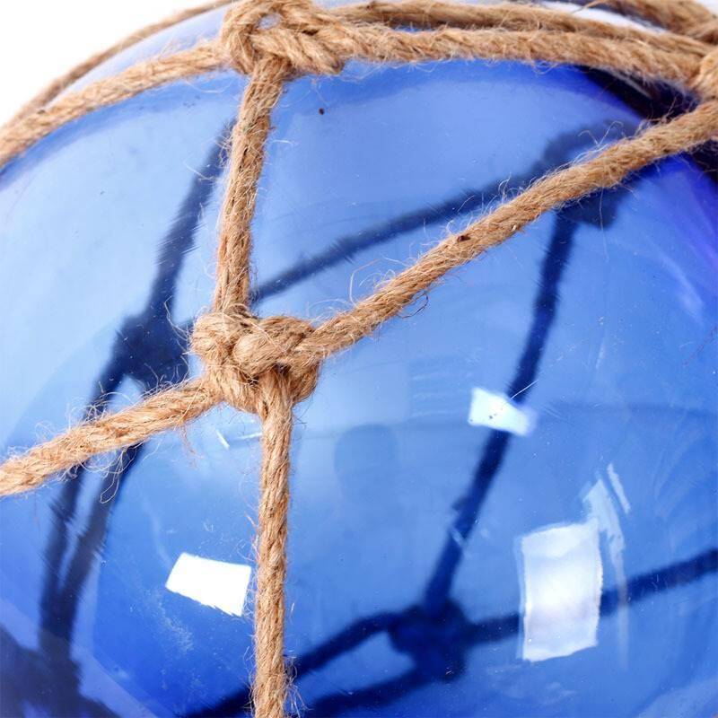 Mediterranean -style wall decoration Creative hemp -rope glass floating ball three -dimensional wall decoration personalized pastoral wall hanging decoration