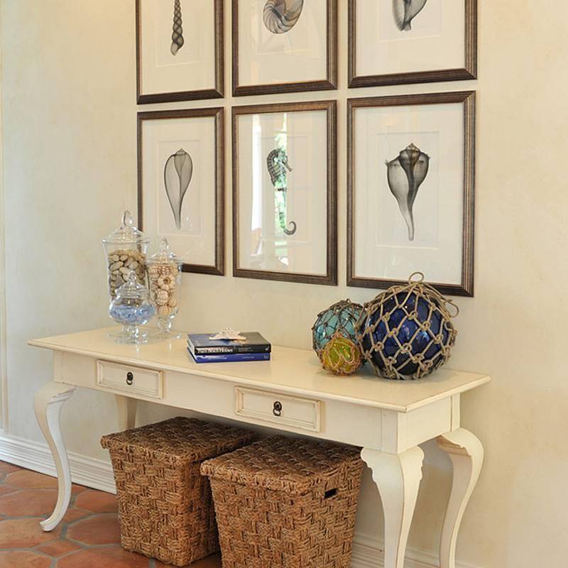 Mediterranean -style wall decoration Creative hemp -rope glass floating ball three -dimensional wall decoration personalized pastoral wall hanging decoration