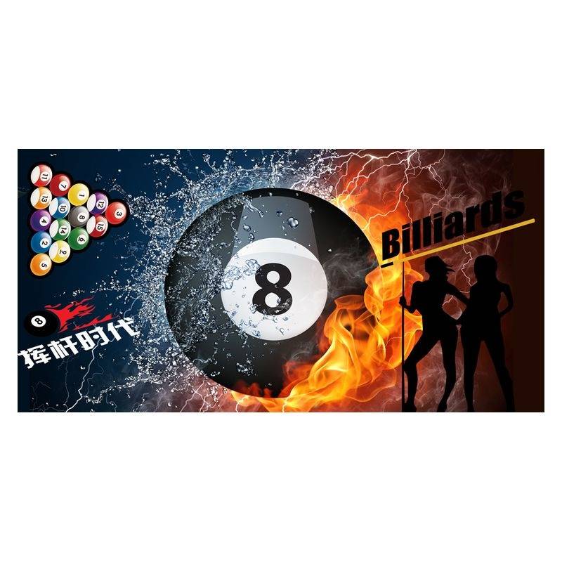 3D Billiard Hall Decoration Wallpaper Channel Room Snooker Wall Hall Club Decoration Background Wallpaper Wall Cloth