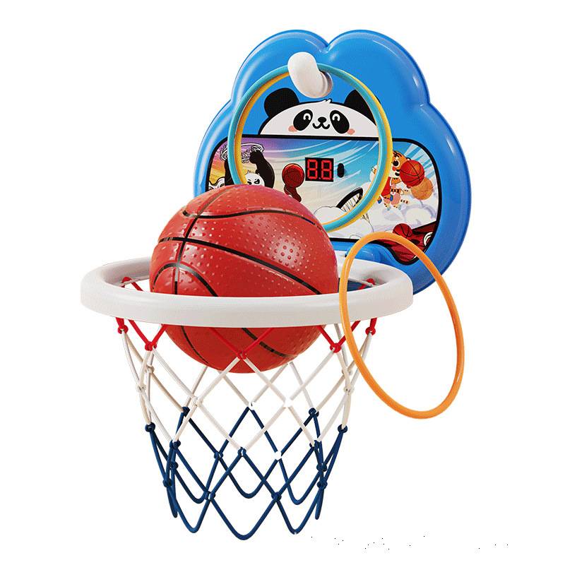 Children's basketball box toys Boys indoor wall -hung sleeve shooting rack baby parent -child interactive home ball cross -border