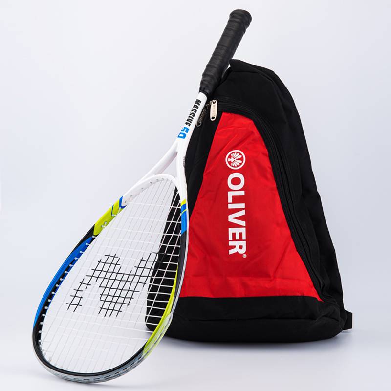 50 squash rackets+backpack+one ball