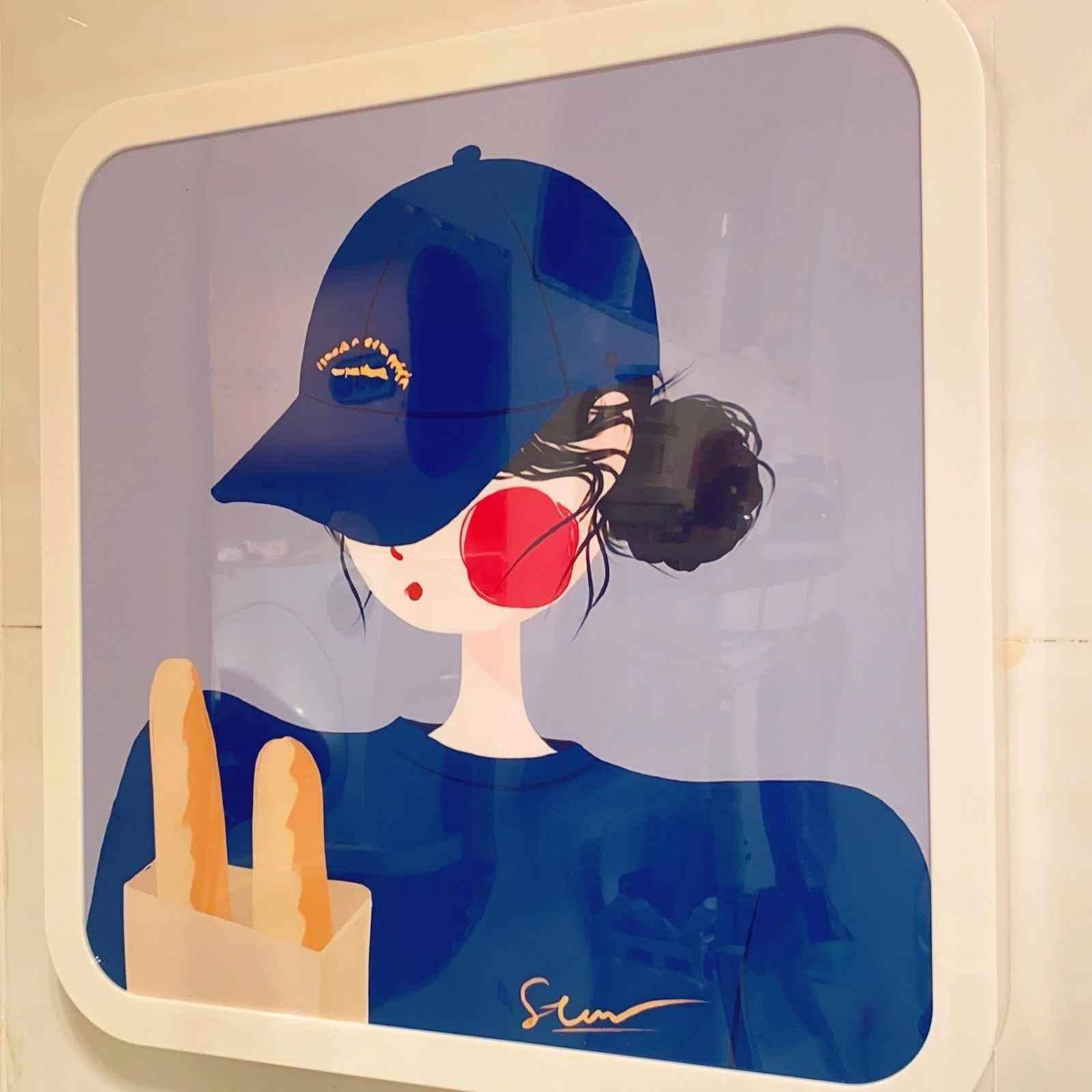 Light luxury painting (crystal model)