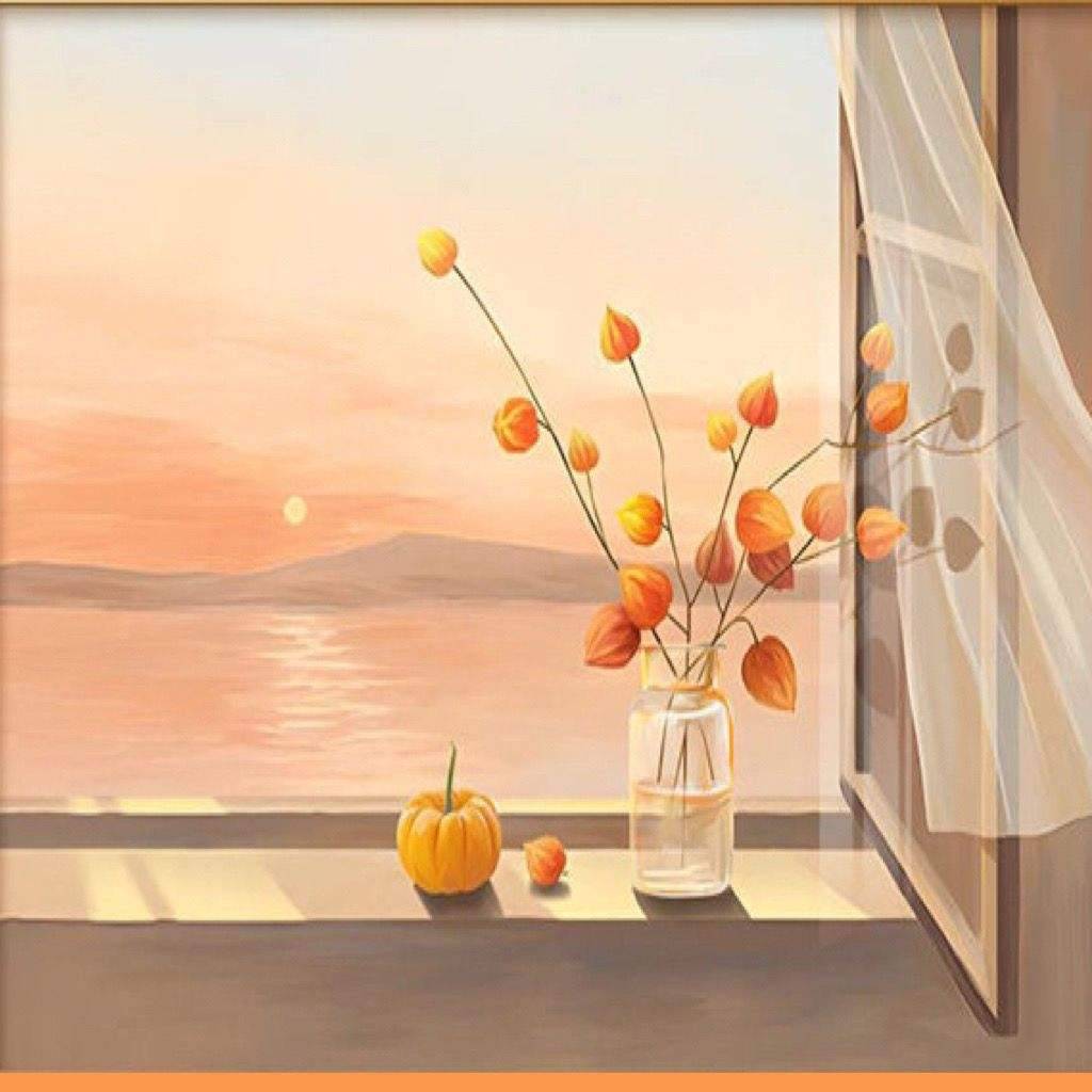 Beautiful scenery outside the sea window (crystal model)