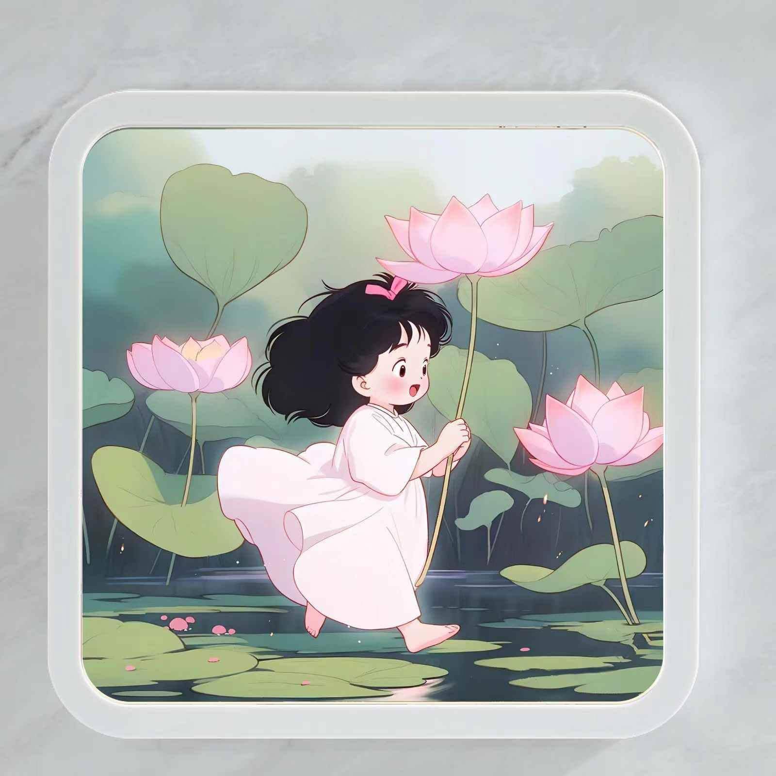Lotus pond moonlight (crystal model)