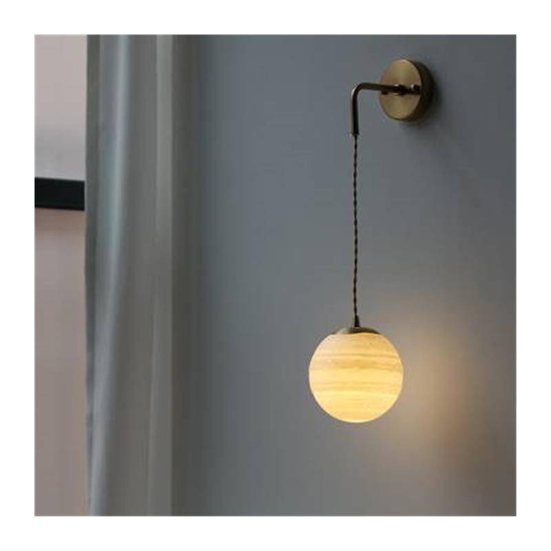 Shuoyang New Moon Wall Lantern Japanese -style bedroom bedside corridor corridor corridor corridor wall Japanese -style hotel inn small light z.