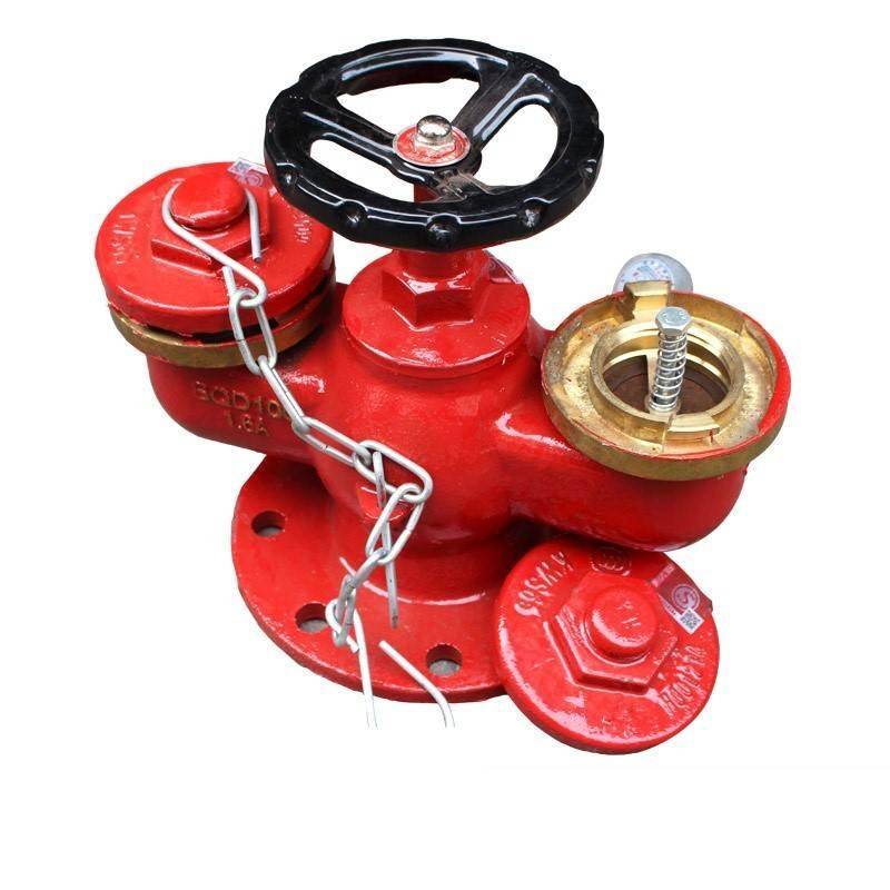 Underground underground wall -type water pump junction new multi -use multi -purpose ball ink cast iron copper buckle fire pump junction