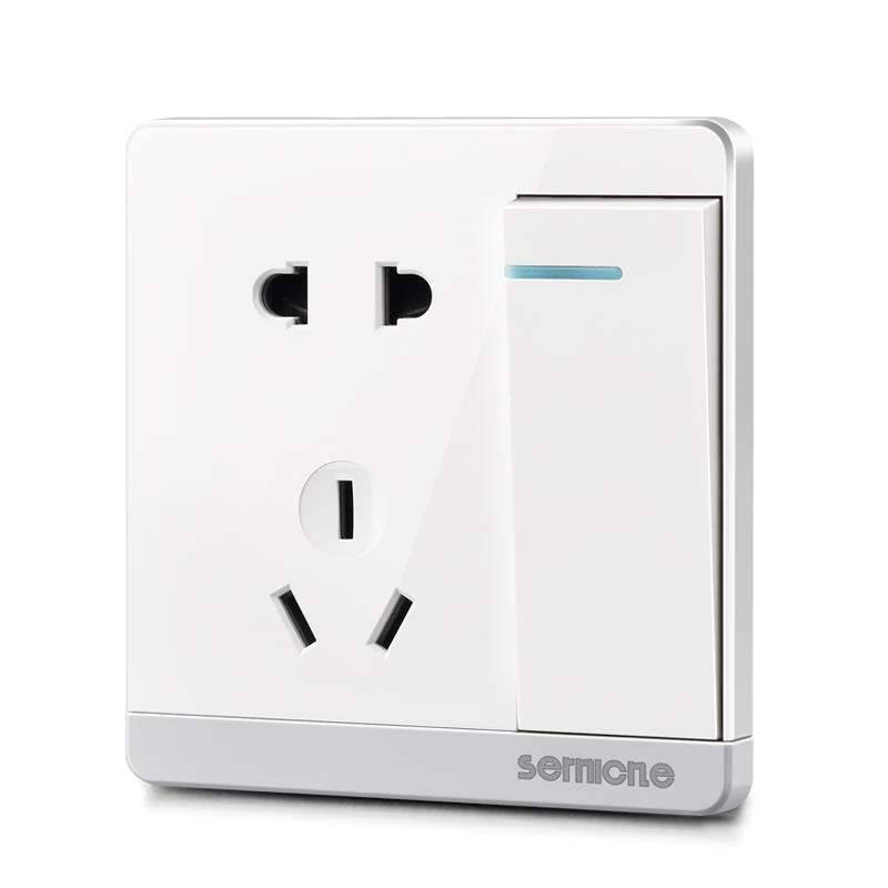 International Electric Type 86 wall switch socket Panel home uses a single -opening dual control with 5 -hole sockets