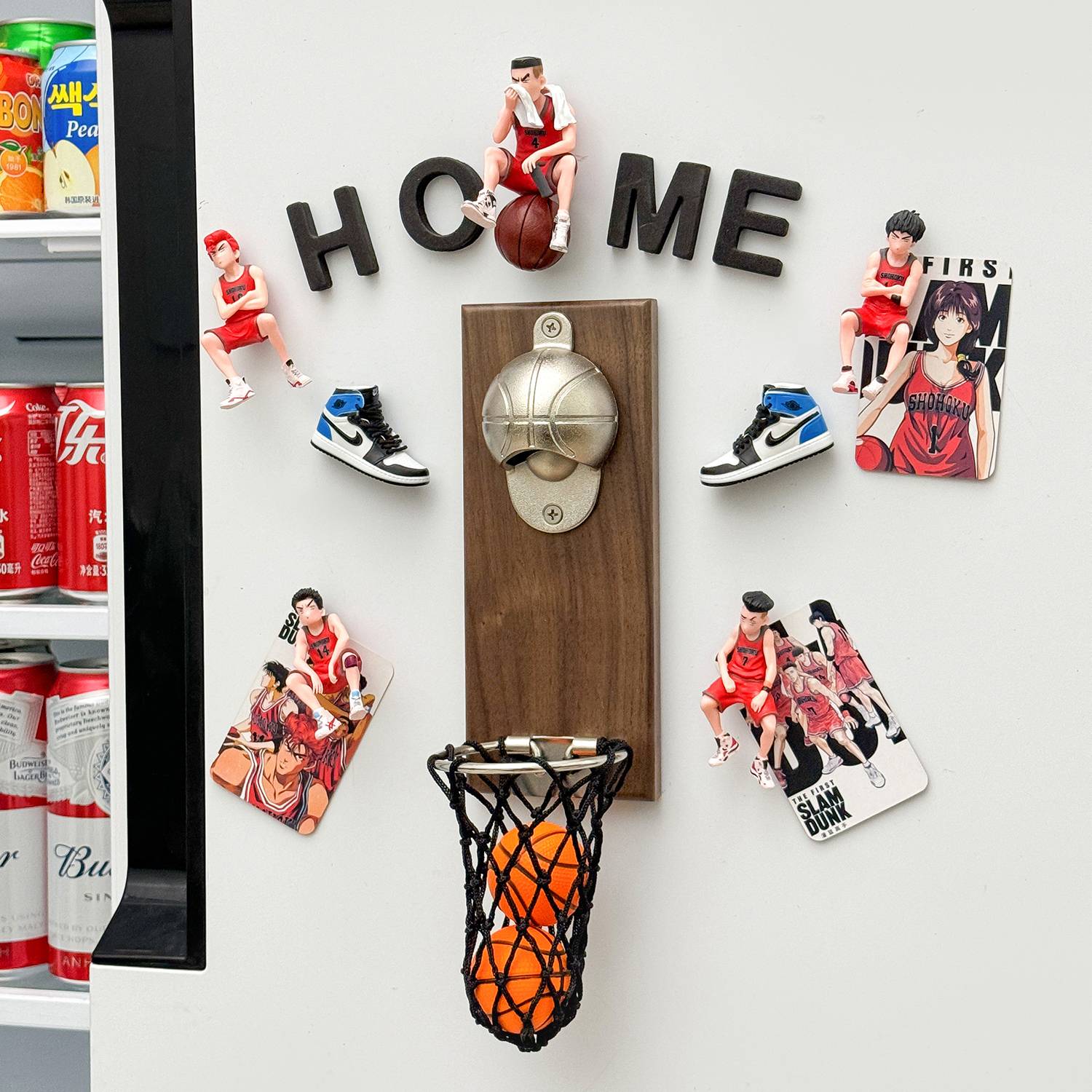 Slam Dunk Master AJ Bottle Opening Cliny Set+Give 5 Card