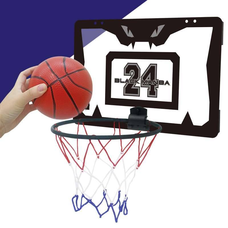 Shooting frame Children's basketball rack room indoor can be folded free of hole wall-mounted basketball baskets 3-6 years old box