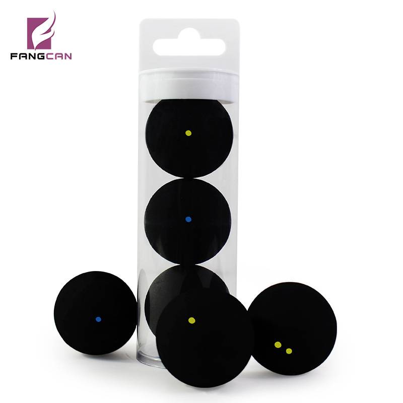 1 bag is installed with 2 three tube wall balls single blue dot and yellow dot double yellow dot transparent barrel professional training competition