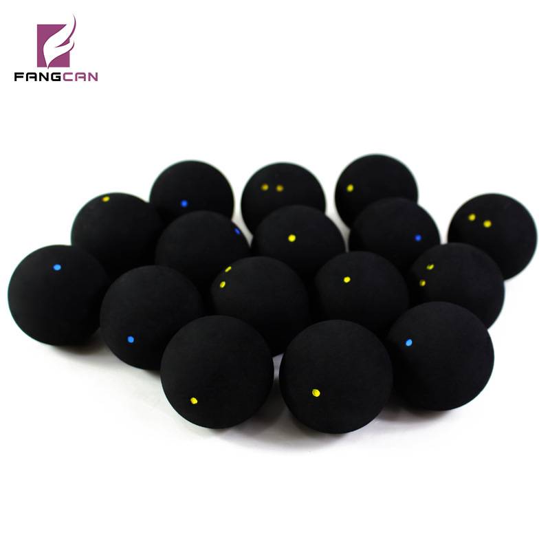 1 bag is installed with 2 three tube wall balls single blue dot and yellow dot double yellow dot transparent barrel professional training competition