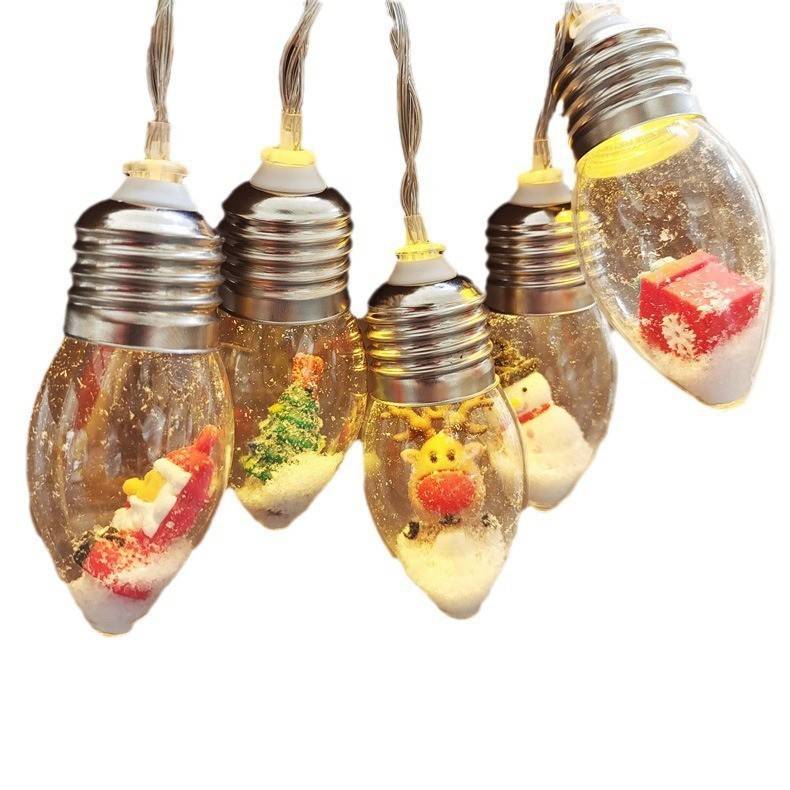 Christmas cross -border creative LED ball bubble light room warm closet hanging light bedroom gift decoration LED light