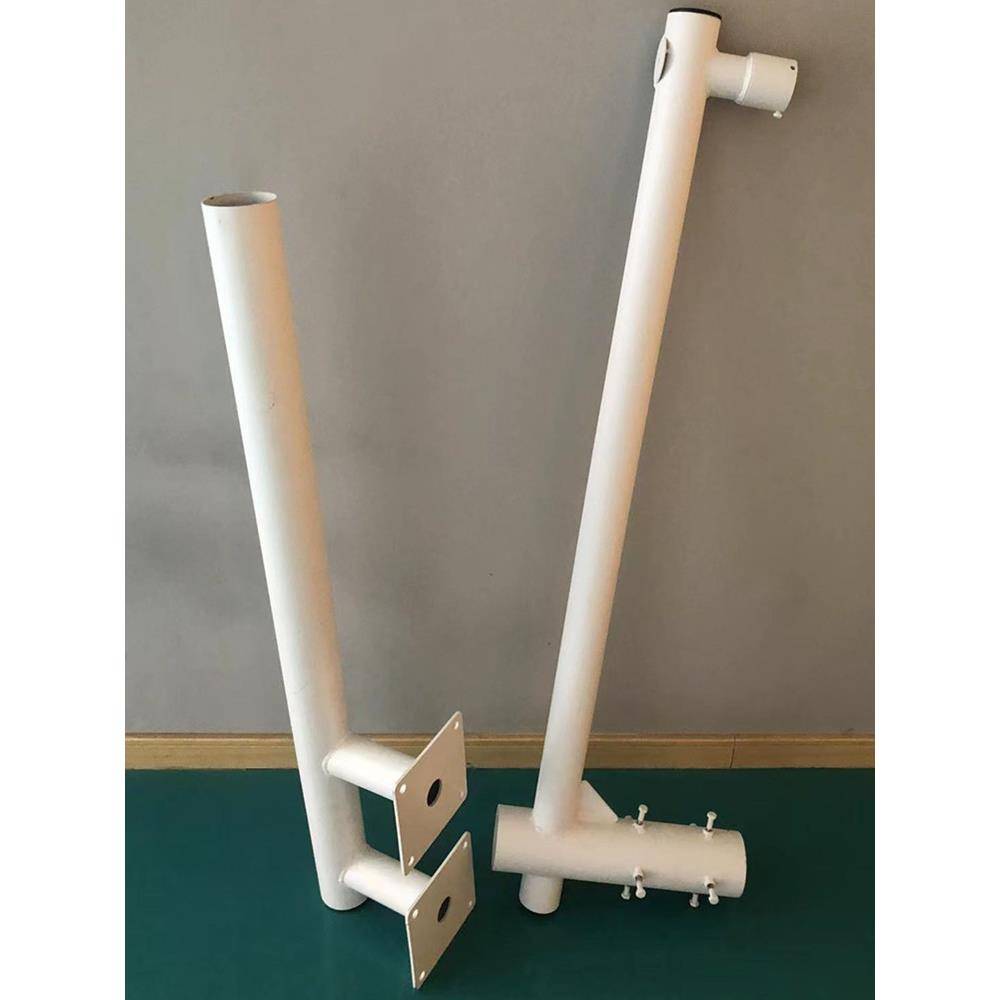 L -shaped monitoring ball bracket standing outdoor wall camera camera standing machine top ball and long rod eagle eyeball wall installation