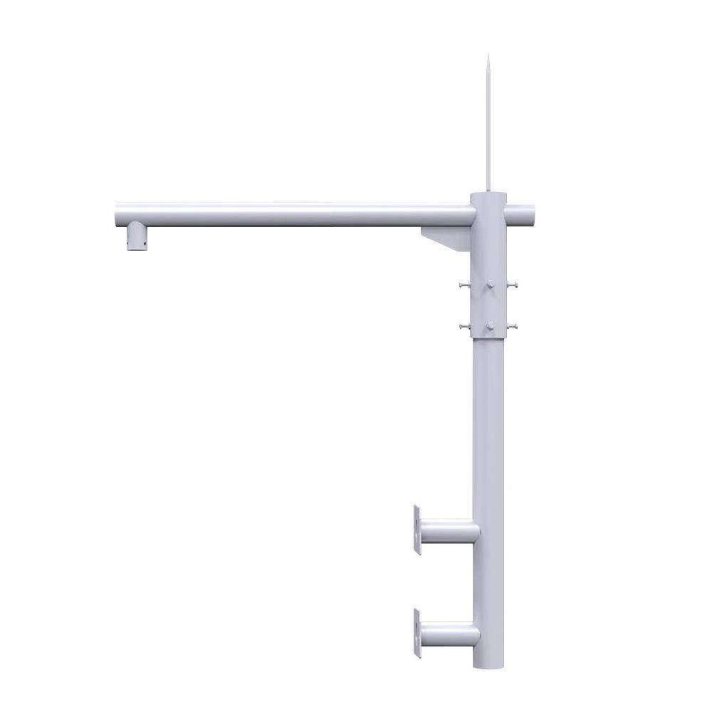 L -shaped monitoring ball bracket standing outdoor wall camera camera standing machine top ball and long rod eagle eyeball wall installation