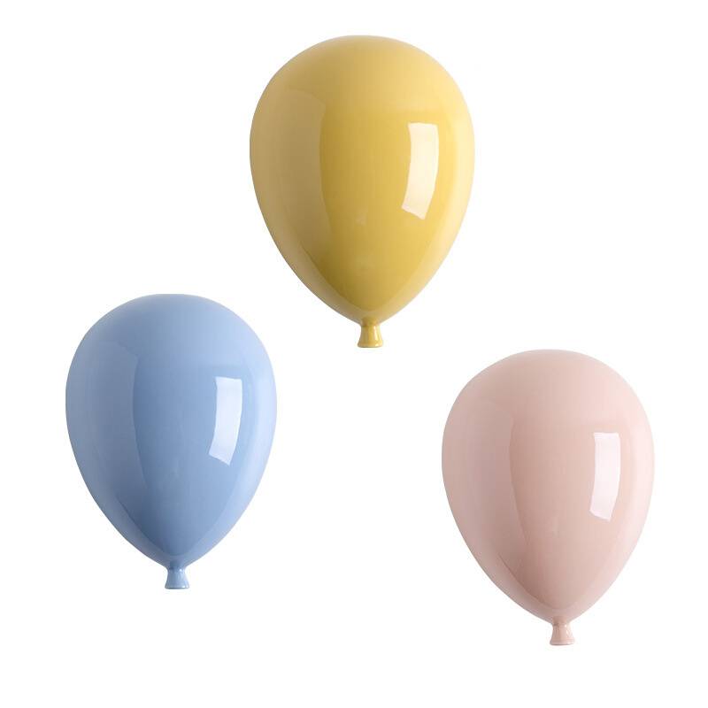 Nordic simple balloon wall pendant wall hanging bedroom living room living room TV background wall soft decorative wall decoration