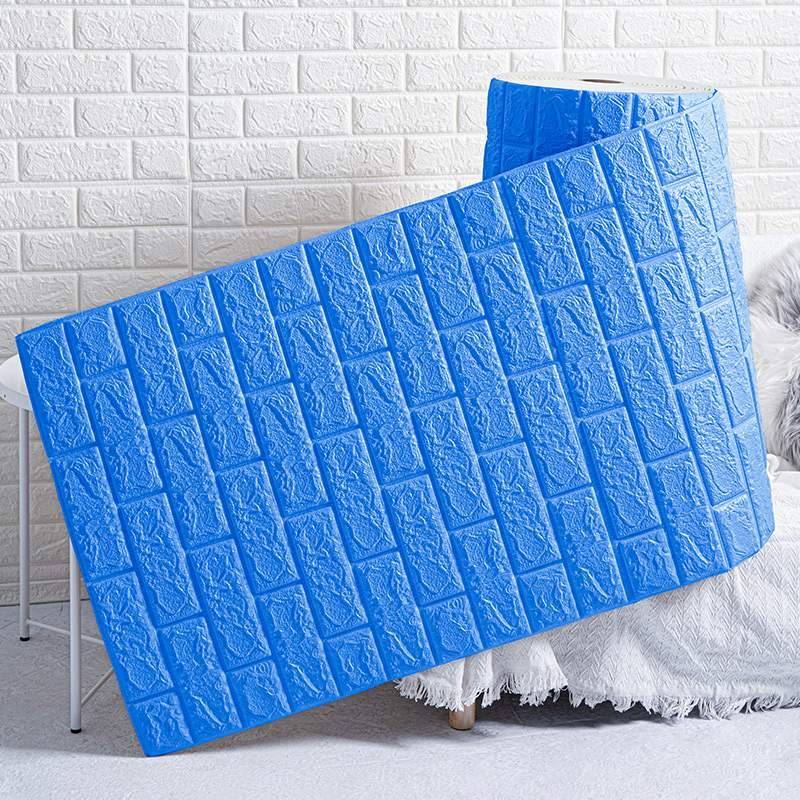 Wallpaper self -stick 3D three -dimensional wall sticker bedroom warm wallpaper background wall decoration foam brick waterproof moisture -proof stickers