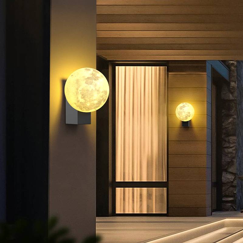 Outdoor wall lamp Moonlight Waterproof Villa Tower Balcony Garden House Wall Lantern Villa Simple Atmosphere Garden Light