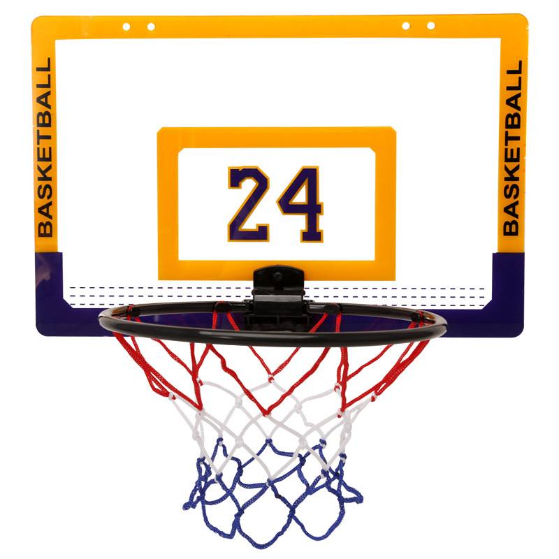 Cross -border children's basketball box can fold the dunk, the indoor perforated wall -mounted basketball box transparent basketball board