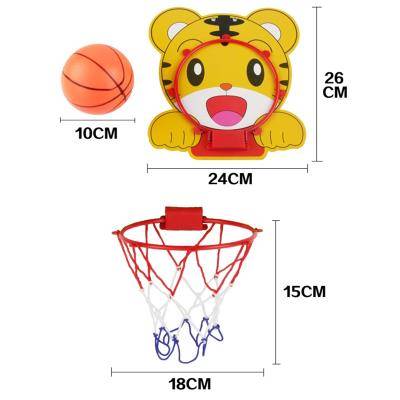 Children's basketball frame suspension room can lift basketball L frame cartoon wall hanging rack board