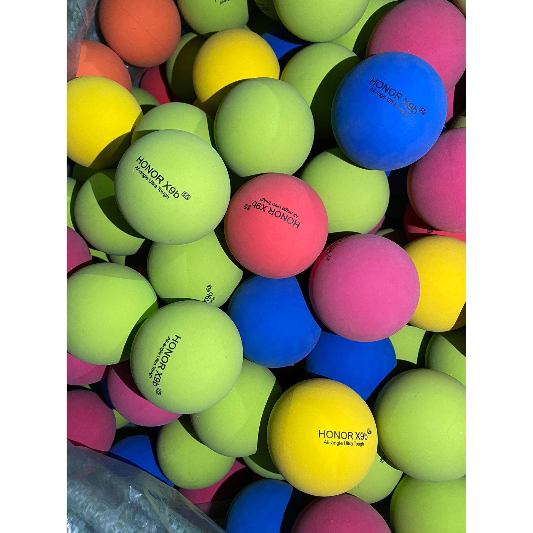 6CM ball beginner training squash quickly hollow high hitting elastic handball rubber 18981 playback speed