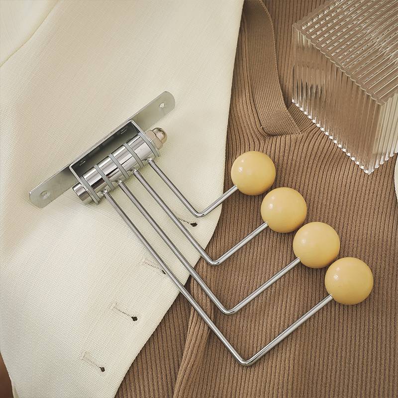 Middle -aged style ball hook bedroom wall surface clothes hats