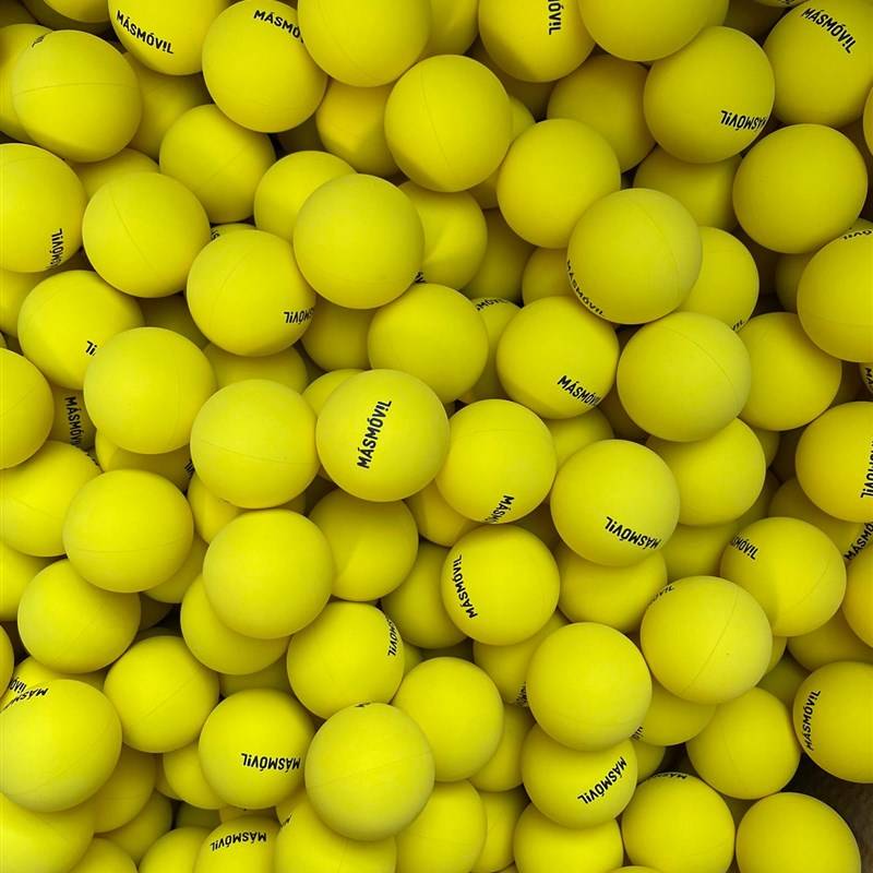6cm beginner training gel's fast hollow high elastic F ball hitting rubber elastic ball play speed training
