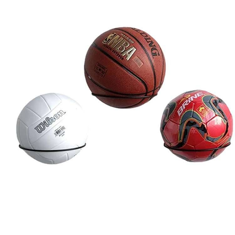 Wall -mounted basketball football storage frame Put home ball racks on the wall and placed ball rack basketball supplies
