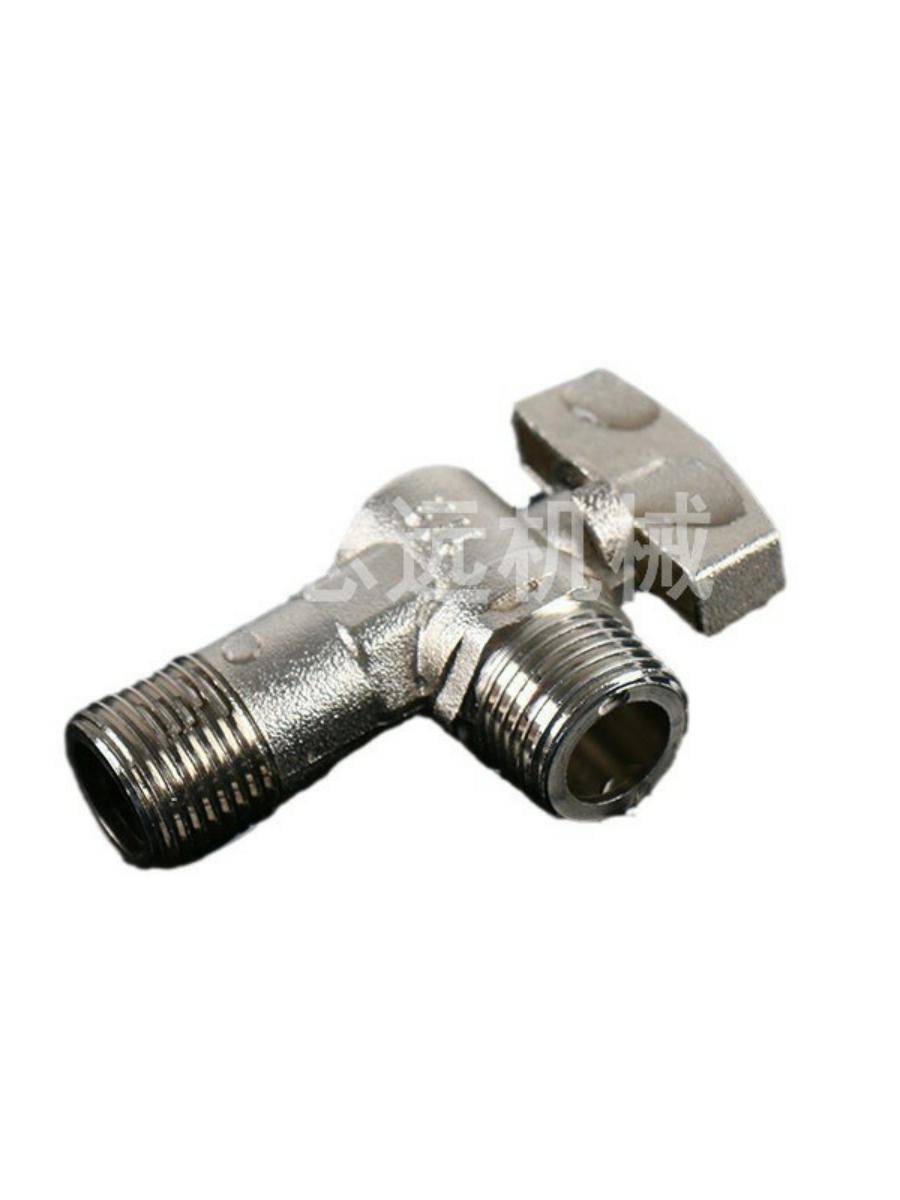 New all -copper large flow 46 -point core triangular valve universal ball heart -type ball heart valve water heater gas wall hanging