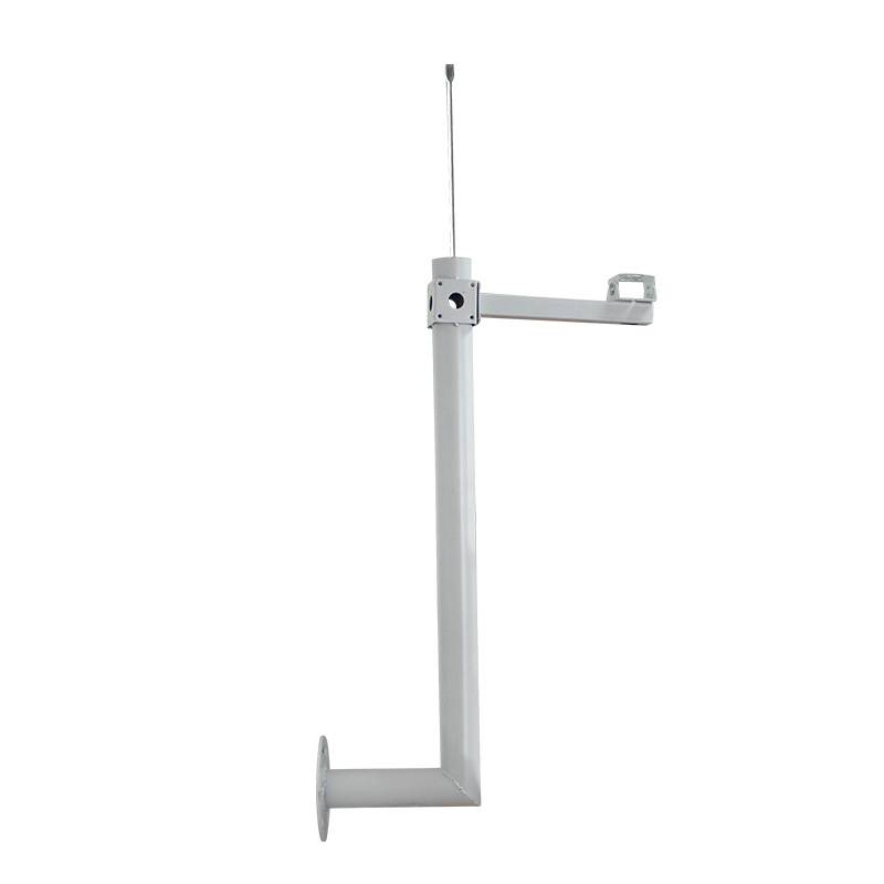 Monitor the wall bracket L -shaped stand -up rod machine high -speed ball camera wall loading outdoor leap 1/1.5/2 meters