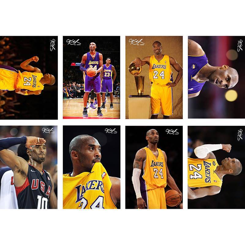 Poster 43x29cm A set of 8 pieces