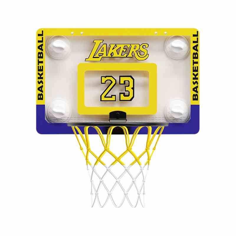 Indoor basketball box can be dunk and shooting racks free of hole wall -mounted children's folding family basketball rack small basket