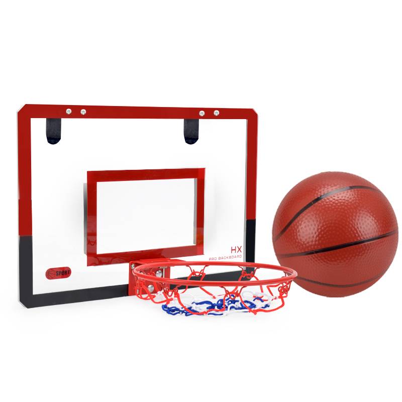 Pole -free wall hanging basketball box room 7 3 ball 3 ball small basketball sheet home children's buckle basketball rack toy