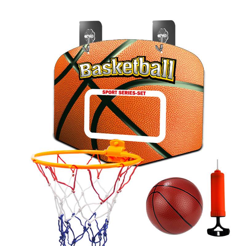 Folding basketball frame wall -mounted rebounds -free household shooting toys indoor children's hanging basket