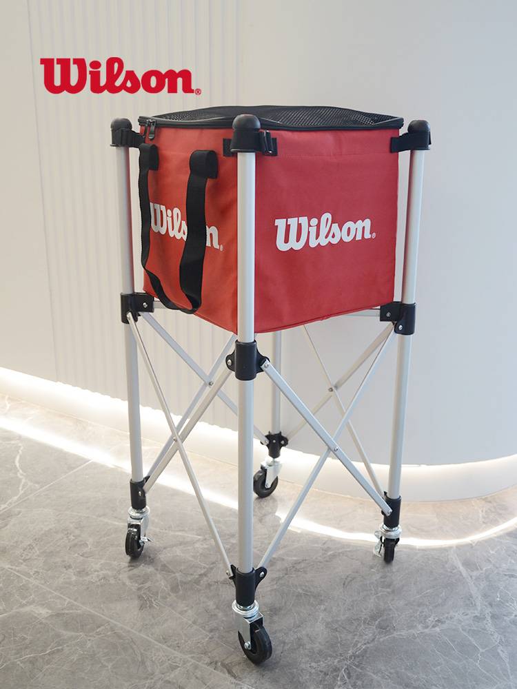 Wilson Wilsheng professional coach waterproof large -capacity tennis bag installation training bulk tennis storage box