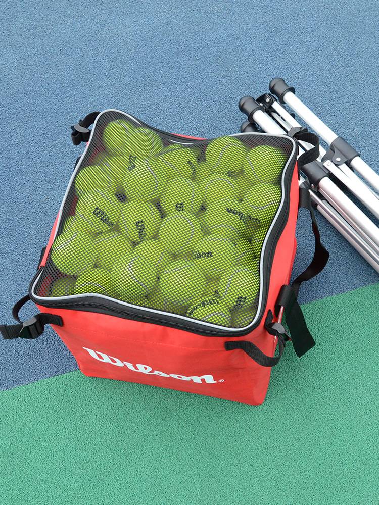 Wilson Wilsheng professional coach waterproof large -capacity tennis bag installation training bulk tennis storage box