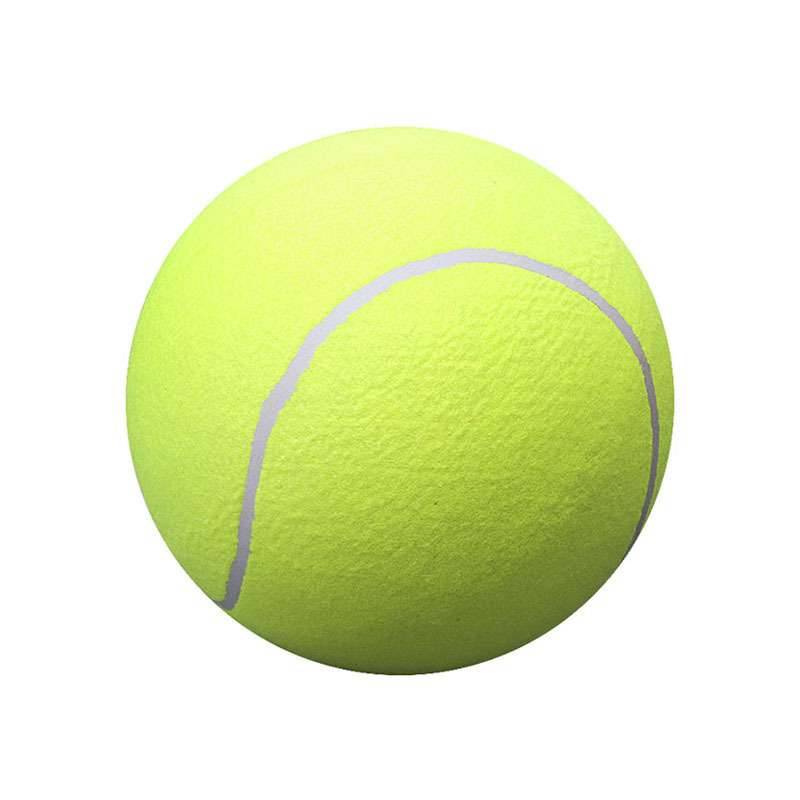 Large tennis 9.5 -inch signature ten times happy ball 24cm inflatable tennis activity gift pet bite toy ball