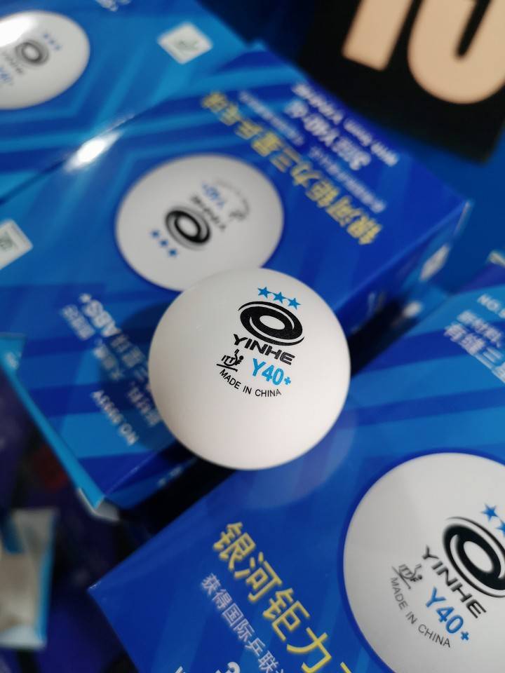 Galaxy Samsung Table Tennis New Materials 40+ Platinum Pine Table Tennis Game 6 Pack