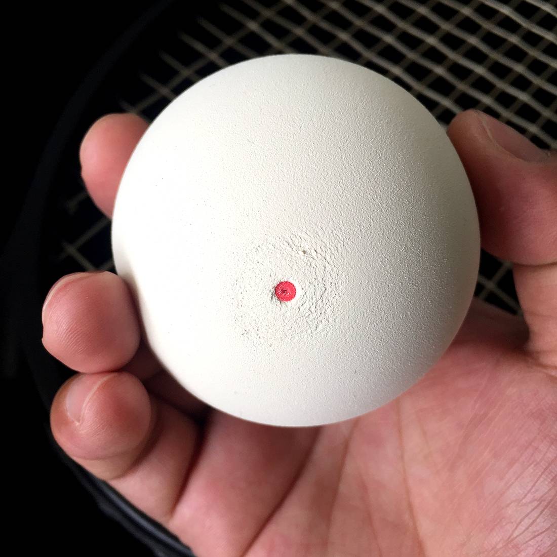 PowerTi soft tennis elastic red text professional competition training training ball 12 installed 
