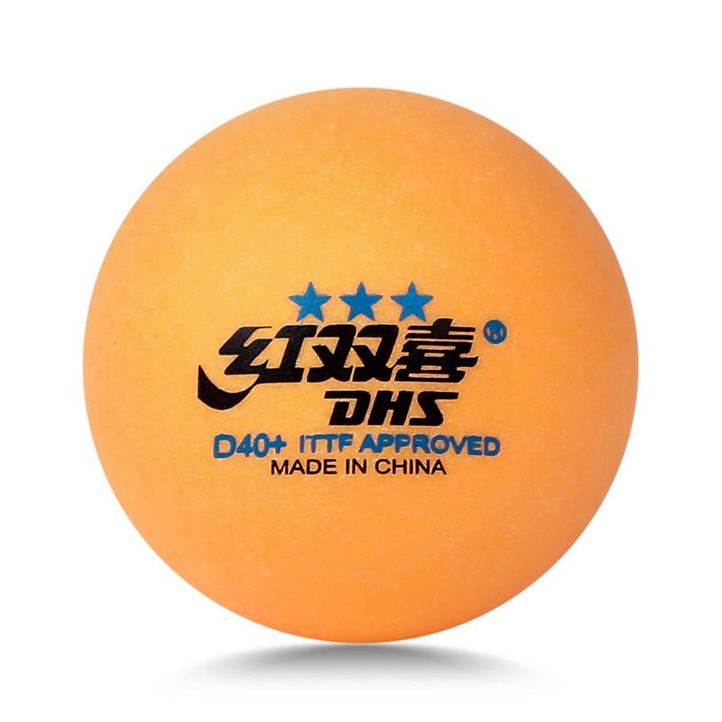 Red Double Happy Table Tennis One Star two -star Samsung competition training for indoor children's top 40+ white soldiers