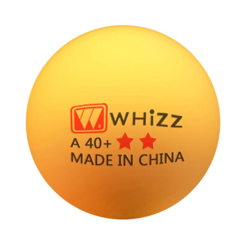 Weiqiang national standard two -star training Samsung table tennis ABS new material 40+ seamless yellow white table tennis
