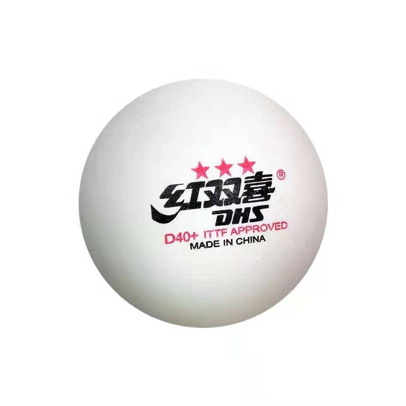 DHS/Red Doubles Genuine One Star Two -Star Samsung Tokyo Table Tennis Training Top 40+ White/Yellow