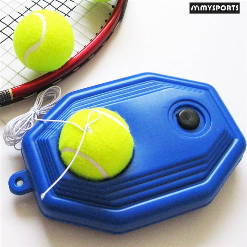 TRAINED TENNIS, PRACTICED BALL TRAINER, WITH A WIRED TENNIS FLOOR IN F, SINGLE PERSON BACK ON A BELT-LINED TENNIS BAND