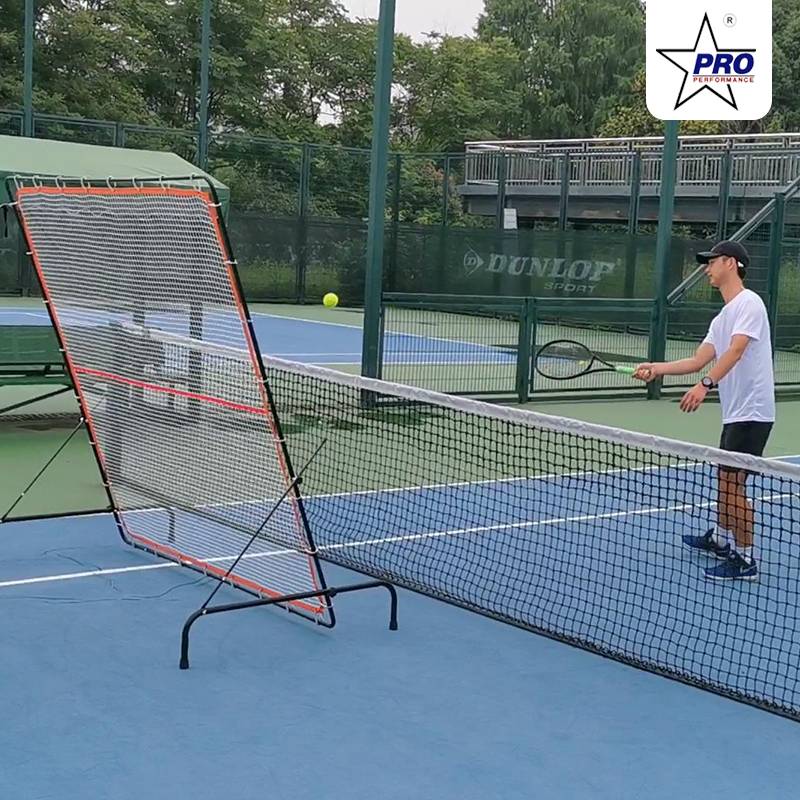 Portable tennis training network rebound online single practice can move the exercise wall serving exercise tactical board