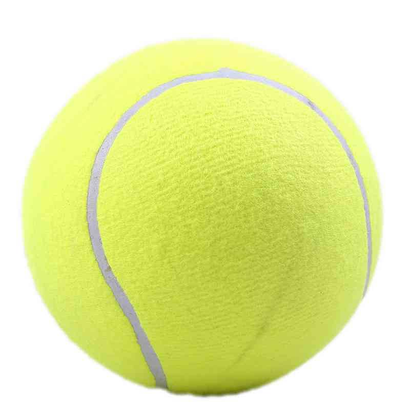 Large signature tennis 24cm dog inflatable tennis 9.5 -inch pet tennis activity gift ball