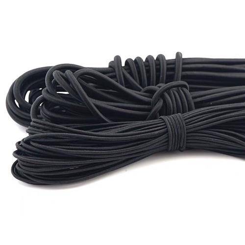 Tennis rubber band fitness ball elastic rope throwing ball spare line replace rope extended bleeding black round loose tights