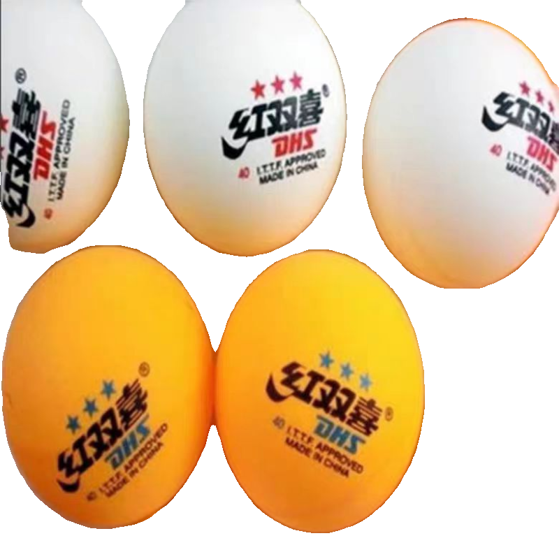 4 boxes of  genuine red dual happy Samsung table tennis 3 stars 40mm game ball yellow and white 3 installation